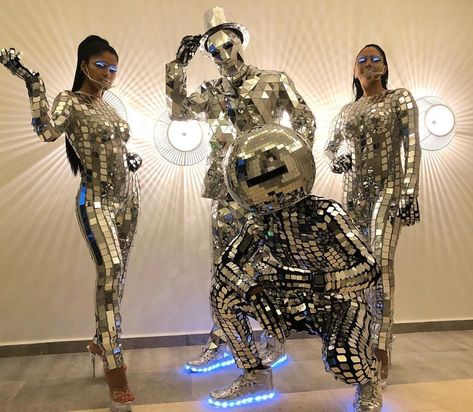 #mirrorgirl #mirrorgirls #led #futuristic #mirrordancer #wowfactor #elevateperforms #nightclubdancers #shinycostume #ukevents #lasvegastalent #partyshow #luxuryeventplanner #performancewear #evententertainments #humanmirrorball #mirrorgirls #partytime #creativeparty #gogogirl #eventagency #showgirls 
Website: www.vsledclothes.com 
Email: jenny@vsledclothes.com
Mobile/ Telegram/ Line: +86 186 7006 7806
WhatsApp: +1 980 595 2301
Facebook/VK/Pinterest/tumblr/Linkedin: jenny@vsledclothes.com Future Disco Outfit, Men Pool Party, Future Disco, Ball Suits, Mirror Shards, Gogo Dancer Outfits, Mirror Clothing, Mirror Costume, Mirrored Costume