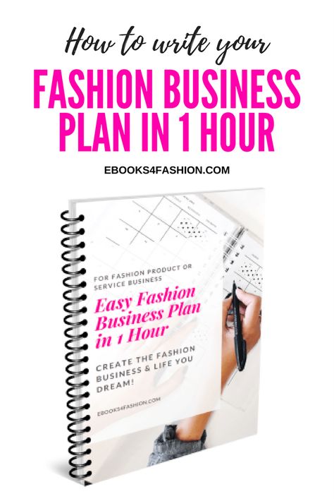 Easy Fashion Business Plan in 1 Hour Business Plan Sample Pdf, Fashion Design Business, Fashionable Business Attire, Fashion Business Plan, Starting A Clothing Business, Homemade Clothes, Fashion Illustrators, Business Plan Template Free, Guide Template