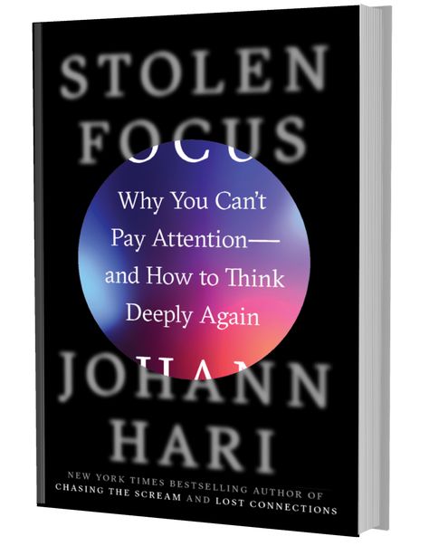 The Summer 6 in 6: A Challenge to Read 6 Books in 6 Weeks - Much Ado About Teaching Stolen Focus, Johann Hari, Susan Cain, Ap Literature, Lost Connection, Business Book, How To Think, Think Deeply, The Scream