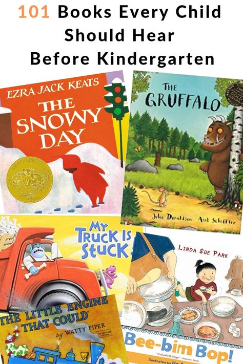 Preschool Read Aloud Books, Books To Read Before Kindergarten, Preschool Reading List, Kindergarten Book List, 1000 Books Before Kindergarten, Best Toddler Books, Books For Preschoolers, Funny Books For Kids, 100 Books