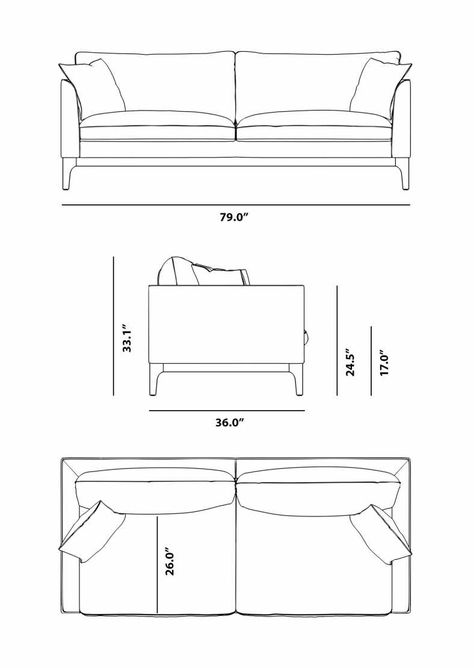 Sofa Plan, Sofa Design Sketch, Sofa Elevation, Sofa Sketch, Sofa Detail Drawing Furniture, Mid Century Leather Couch, Sofa Standard Dimension, Sofa Dimensions Cm Plan, Modern Leather Couch