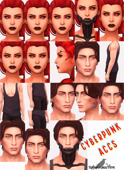 Cyberpunk accs | Natalia-Auditore on Patreon Sims 4 Cyberpunk Cc Maxis Match, Sims4cc Accessories, Sims 4 Cyberpunk, Patreon Sims 4, Sims Tattoos, Natalia Auditore, Ts4 Patreon, Cyberpunk Accessories, Los Sims 4 Mods