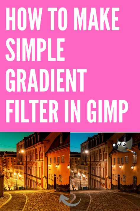 How To Make Simple Gradient Filter in Gimp Gimp Photo Editing, Gimp Tutorial, Make It Simple, Photo Editing, Filter, Photoshop