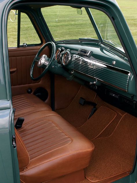 Hot Rod Interior Ideas, 1970s Chevy Truck, Old Ford Trucks Vintage, 1970 Chevy Truck, 80s Chevy Truck, Chevy 3100 Truck, Old Chevy Trucks, 1951 Chevy Truck, 1954 Chevy Truck