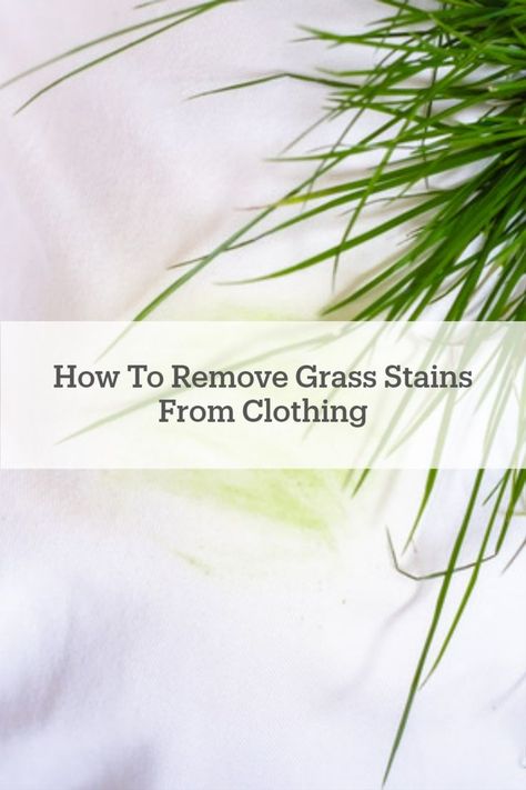 Grass stains can be frustrating. Luckily, these tips will lift grass stains with ease! #cleaningtips Grass Stains Out Of Clothes, How To Remove Grass, Remove Grass Stains, Grass Stains, No Fear, Fun Day, Green Grass, Laundry Room, Cleaning Hacks