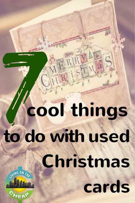 Vintage Postcard Crafts Ideas, Greeting Card Crafts Recycled, Crafts With Cards, Recycled Cards Ideas, Recycling Christmas Cards, All Occasion Cards Handmade, Crafts With Old Christmas Cards, Cards Handmade Ideas Creative, Diy Greeting Cards Ideas