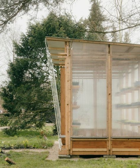 gregory tsantilas sur Instagram : « Studio ACTE, Green House (2023) Photography by Stijn Bollaert @studioacte @stijn_bollaert #studioacte #stijnbollaert » Architecture Research, 2023 Photography, Small Garden Shed, Garden Cabins, Greenhouse Shed, Shed Design, Garden Studio, Green House, Garden Shed