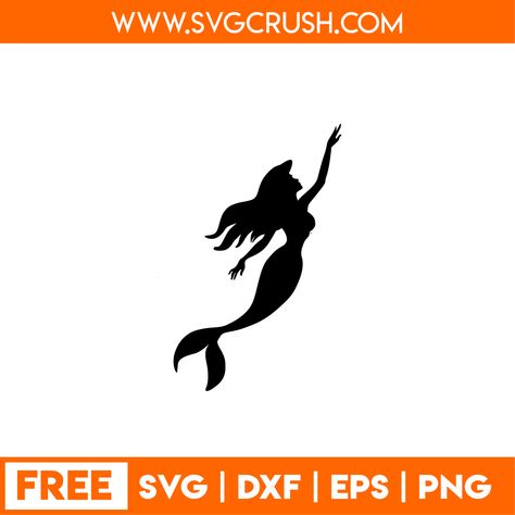 Mermaid Svg Free, Cricut Pins, Disney Svgs, Tshirt Making, Mermaid Bath, Mickey Svg, Cricut Svg Files Free, Disney Time, Princess Svg