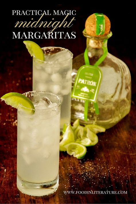 Midnight Margaritas, Magic Party, Slice Of Lime, Margarita Recipes, Life Form, Practical Magic, Halloween Recipes, Adult Drinks, The Bedroom