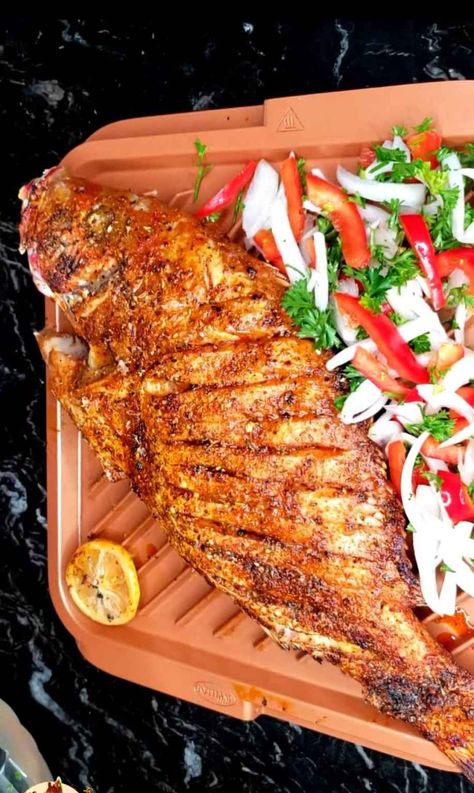 African Red Snapper Recipes, Whole Red Snapper Recipes Caribbean, Bake Red Snapper Fish Recipes, Whole Baked Fish, Whole Baked Fish Recipes Oven, Recipes For Red Snapper Fish, Whole Snapper Fish Recipes Baked, Pan Seared Snapper Fish Recipes, Snapper Fish Recipes Baked