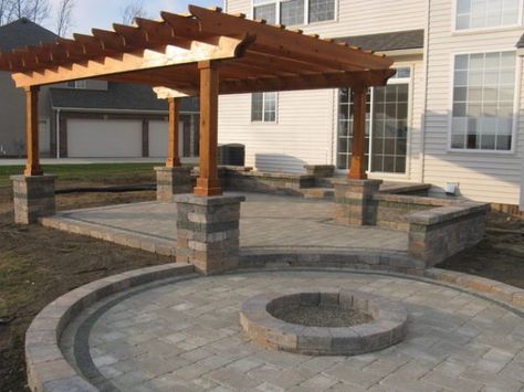 How To Design The Perfect Pergola For Your Garden Pergola Design, Wooden Pergola, Backyard Pergola, Backyard Fire, Pergola Plans, Diy Pergola, Pergola Patio, Pergola Designs, Fire Pit Backyard