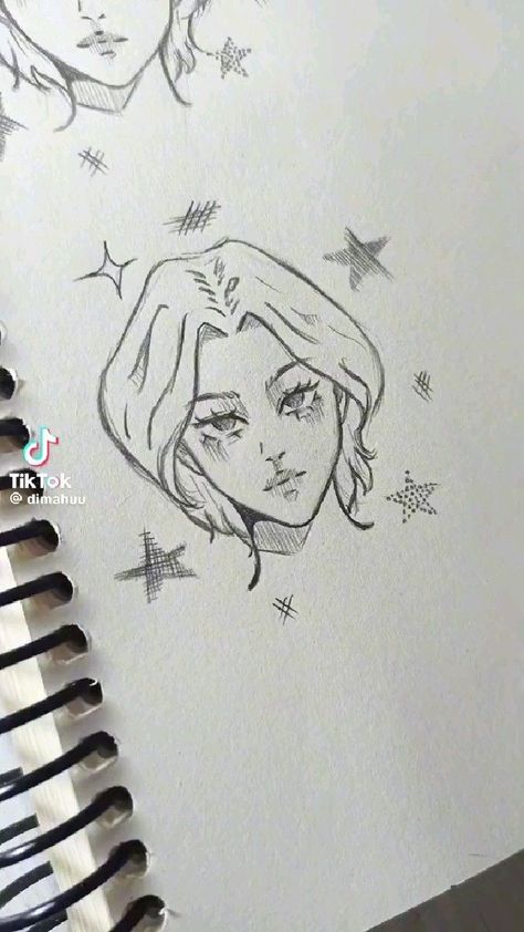 Girl Drawing Tutorial, Face Art Drawing, Basic Sketching, ليلو وستيتش, Anime Face Drawing, Drawing Tutorial Face, Drawing Tutorials For Beginners, Face Sketch, Sketches Tutorial