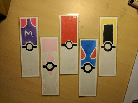 Pokemon Book Mark, Pokemon Bookmarks Diy, Marque Page Pokemon, Pokémon Bookmark, Anime Bookmarks Ideas, Cricut Bookmarks, Anime Bookmarks, Pokemon Bookmark, Regalos Diy