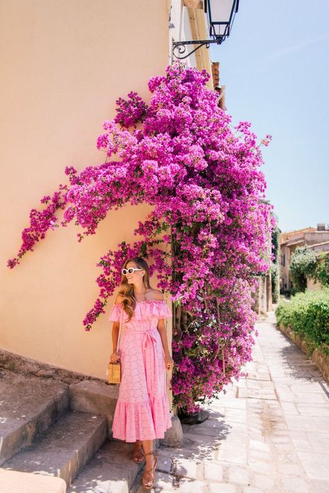 St Tropez France, Julia Berolzheimer, Lisa Marie Fernandez, Foto Tips, Corner Wall, Gal Meets Glam, Foto Art, Bougainvillea, St Tropez