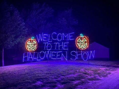 New drive-thru Halloween Light Show opens at Lakeland Orchard & Cidery in Scott Twp. on Sept. 18 Halloween Light Show, Christmas Tree Sale, Haunted Castle, Shimmer Lights, Drive Thru, Drive Through, Halloween Lights, Fall Is Here, Christmas Tree Farm