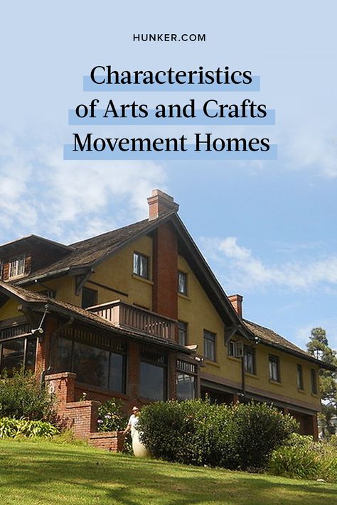 Here, we're breaking down some of the major elements of arts and crafts homes, and how they've influenced modern design. #hunkerhome #artsandcrafts #artsandcraftstyle #interiorinspiration #interiordesign Modern Arts And Crafts House, Arts And Craft Homes Interior Decor, Modern Arts And Crafts Interior Design, Arts And Craft Style Decor, Arts And Crafts Bedroom Design, Arts Crafts House, Arts And Crafts Style, Arts And Crafts Style Decor, Arts And Craft House