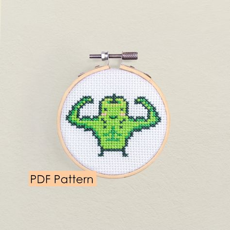 Junibro Cross stitch pattern - Stardew Valley Junimo - Instant Digital Download - cute cross stitch needlepoint Stardew Valley Cross Stitch, Stardew Valley Junimo, Cross Stitch Beginner, Easy Cross Stitch, Easy Cross Stitch Patterns, Cute Cross, Pixel Art Grid, Easy Cross, Cross Stitch Finishing