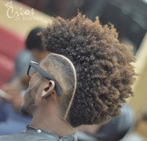 Mohawk Hairstyles Men Black, Black Men Mohawk Hairstyles, Fro Hawk, Black Boys Haircuts Fade, Mohawk For Men, Fade Haircut Designs, Fade Haircut Curly Hair, Fade Haircut Styles, Mohawk Hairstyles Men