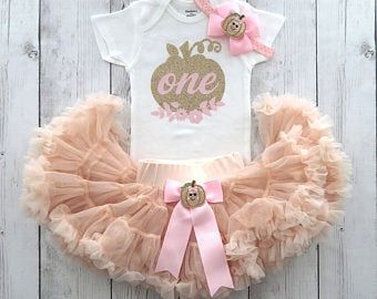 First Birthday Outfits Monthly Onesies Baby by noellebydesign Pumpkin Tutu, Monthly Onesies, Pink Gold Birthday, Pumpkin 1st Birthdays, Pumpkin First Birthday, Orange Birthday, Onesies Baby, Gold First Birthday