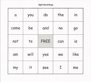 Sight Word Bingo with printable Sight Word Bingo, Word Bingo, Sight Word Sentences, Sight Words Printables, Dolch Words, Dolch Sight Words, Sight Word Worksheets, Sight Words Kindergarten, Sight Word Practice