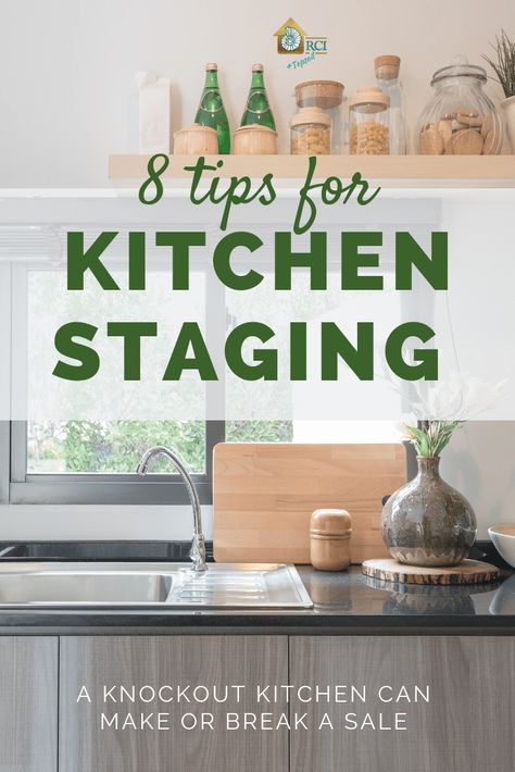 Kitchen Staging, Real Estate Staging, Home Staging Tips, Sell Your House Fast, Home Selling Tips, Kitchen Sale, Selling Your House, Home Improvement Projects, Home Staging