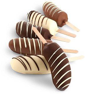 Secretos para hacer bananas congeladas en paleta | Mi Kinder Frozen Banana Pops, Chocolate Covered Bananas Frozen, Choco Banana, Chocolate Covered Bananas, Summer Sweets, Frozen Bananas, Beautiful Chocolate, Chocolate Covered Strawberries, Summer Treats