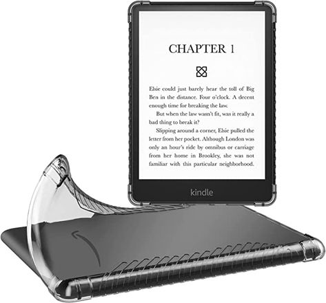 Amazon.com: MoKo Case for 6.8" Kindle Paperwhite (11th Generation-2021) and Kindle Paperwhite Signature Edition, Ultra Clear Soft Flexible Transparent TPU Skin Bumper Back Cover Shell, Clear : Electronics Kindle Paperwhite Case, Kindle Case, Digital Text, Kindle Paperwhite, E Reader, Clear Cases, Back Cover, Leather Case, Screen Protector