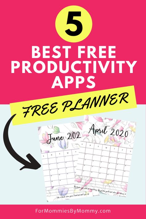 5 best free apps for small business owners to increase productivity. Mom bloggers, solopreneurs, online business owners, all should use these free apps! Apps To Start A Business, Apps For Business Owners, Best Apps For Productivity, Best Apps For Small Business Owners, Apps For Small Business Owners, Apps For Small Business, Business Bestie, Small Business Apps, Best Free Apps