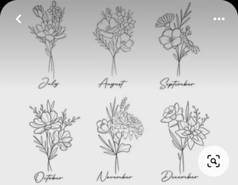 3 Flower Tattoo Simple, Birth Flower Back Of Arm, Back Of Arm Floral Tattoo Women, May Flower Bouquet Tattoo, Tattoos For May Birthdays, June Wildflower Tattoo, Small Arm Flower Tattoos For Women, April Birth Flower Bouquet Tattoo, Back Of Arm Flower Tattoo Women