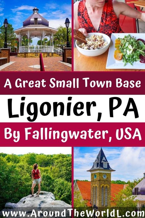 Laurel Highlands Pennsylvania, Vacation Places In Usa, Ligonier Pa, La Travel Guide, Falling Water House, Pennsylvania Travel, Fred Rogers, Folly Beach, Vacation Usa