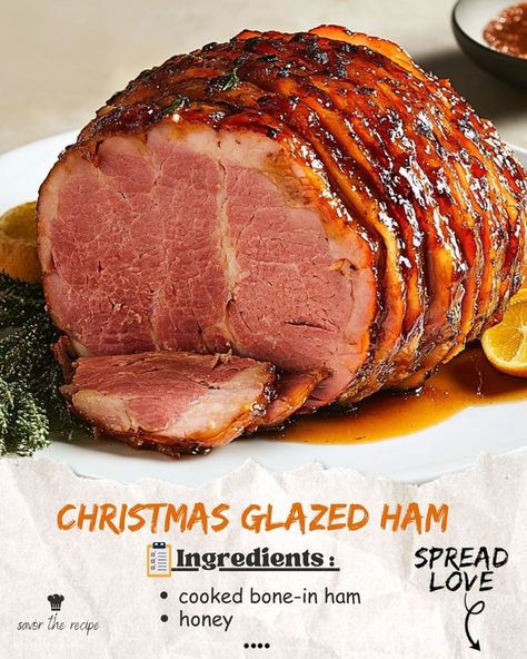 Potatoes Roasted, Roasted Ham, Food Christmas, Glazed Ham, Ham Bone, With Mashed Potatoes, Honey Dijon, Ham Glaze, Simply Irresistible