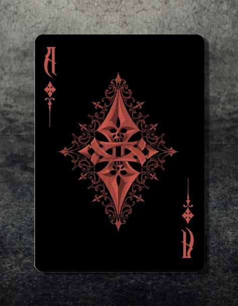 Ace of Diamonds - Original Edition Ace Card Design, Playing Card Tattoos, Card Tattoo Designs, Ace Card, Playing Cards Art, Joker Card, Playing Cards Design, Ace Of Diamonds, 카드 디자인