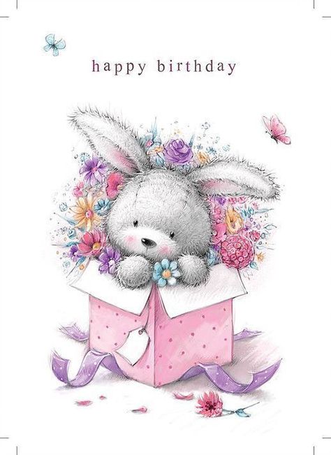 Animated Birthday Cards, Images Happy Birthday, Cards Happy Birthday, Teddy Pictures, Teddy Bear Images, Happy Birthday Art, Greetings Images, Happy Birthday Wishes Cards, Birthday Wishes Quotes