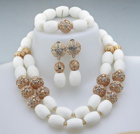 Coral beads jewellery