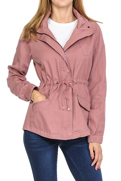 Female Jacket, Hoodie Jacket Women, Jacket Ideas, Twill Jacket, Plus Size Coats, Anorak Jacket, Trench Coats Women, Shirt Skirt, Military Fashion