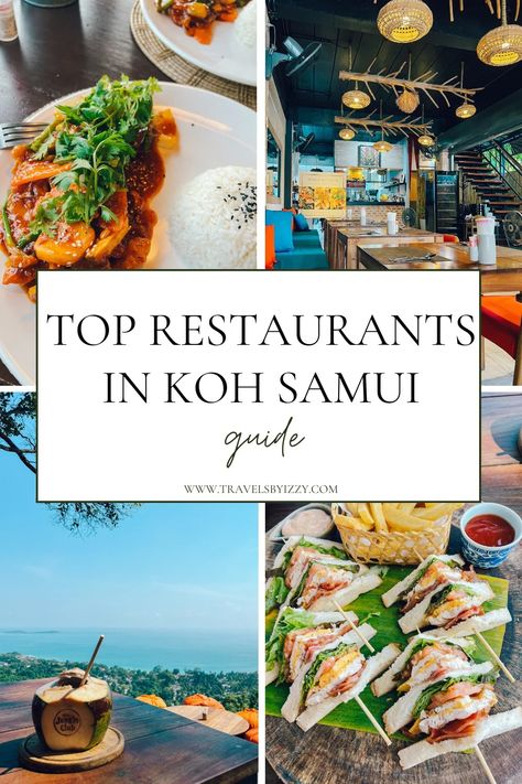 Best Restaurants in Koh Samui: Guide for 2024 - Travels by Izzy Koh Hong Krabi, Kimpton Kitalay Samui, Kho Samui, W Koh Samui, Thailand Koh Samui, Thailand Restaurant, Karma Resort Koh Samui, Four Seasons Koh Samui, Koh Samui Elephant Sanctuary