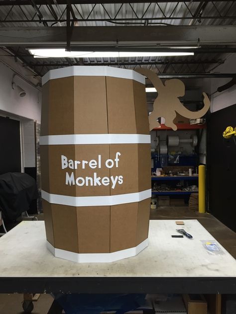 Barrel of Monkeys - Three Top Winners Kiddie Parade Float Ideas, Barrel Of Monkeys Decorations, Toyland Parade Float Ideas, Board Game Parade Float Ideas, Christmas In Toyland Float Ideas, Toy Story Float Ideas, Toy Story Parade Float Ideas, Toyland Christmas Theme, Halloween Parade Float Ideas