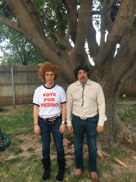 Napoleon Dynamite Couple Costume, Napoleon Dynamite And Pedro Costume, Nepolian Dynamite Costume, Napoleon Dynamite Costume Couple, Pedro And Napoleon, Pedro Costume, Nepolian Dynamite, Napoleon Dynamite Pedro, Napoleon Dynamite Costume