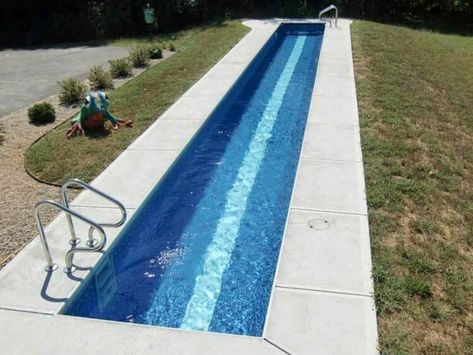 Affordable In Ground Vinyl Lined Pools - Islander Pools Lap Pools Backyard, Swimming Pool Design Ideas, Lap Pool Designs, Lap Pools, Amazing Swimming Pools, Pool Design Ideas, Indoor Pool Design, Endless Pool, Pools Backyard Inground