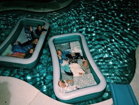 VSCO - juliakrznarich Fun Sleepover Ideas, Summer Plans, Summer Goals, Bff Goals, Pool Floats, Bff Pictures, Friend Goals, Summer Bucket Lists, Best Friend Goals