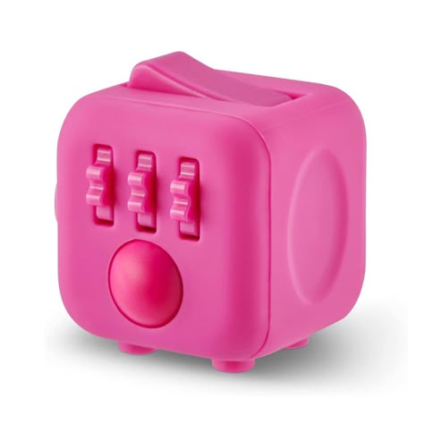 Zuru Fidget Cube is a great gift for friends or family who can't keep their fingers still! This is the Original Fidget Cube by Antsy Labs. Specially designed for restless hands, with six unique sides to fulfill all of your fidgeting needs, you’ll always want to fidget with your Zuru Fidget Cube by Antsy Labs. Glide, flip, roll and click your way into focus! Turn gears, press buttons, spin the dial! Fidget all day long! Made with high-quality plastic the Zuru Fidget Cube by Antsy Labs is strong, Small Fidget Toys, Unique Fidget Toys, Preppy Toys, Fidgets Toys, Cute Fidgets, Preppy Fidgets, Stim Toys, Pop It, Fantasy Jewelry Magic