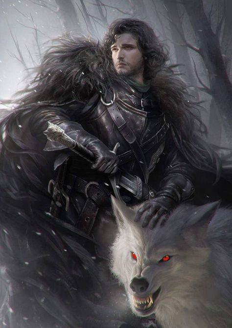 Game of Thrones John Snow Fanart, Book Jon Snow, Jon Snow Fanart, Jon Snow Book, Jon Snow And Ghost, Jon Snow Art, Dessin Game Of Thrones, John Snow, Ghost Games