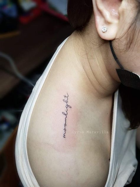 Moonlight Tattoo, Light In Darkness, Ariana Grande Tattoo, Text Tattoo, Tattoo Inspo, Mini Tattoos, Heart Tattoo, Tattoo Quotes, Tatting