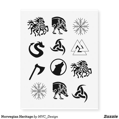 Norway Tattoo Ideas, Norwegian Tattoo, Norway Tattoo, Bone Fashion, Norwegian Heritage, Norwegian Vikings, Cool Symbols, Custom Temporary Tattoos, Lip Tattoos