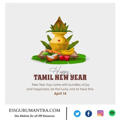 On this Tamil New Year, let us embrace the beauty of new beginnings and leave behind all the negativity of the past. essgurumantra.com wishing you Happy Tamil New Year. #essgurumatra #TamilNewYear #TamilNewYear2023 #tamilpudhandu #tamil #tamilnewyearwishes #Tamil Sinhala Tamil New Year, Tamil New Year Greetings, Sankranthi Wishes, Happy Tamil New Year, New Year Wishes Cards, Tamil New Year, Best Love Pics, New Year Wishes Quotes, Happy Diwali Images