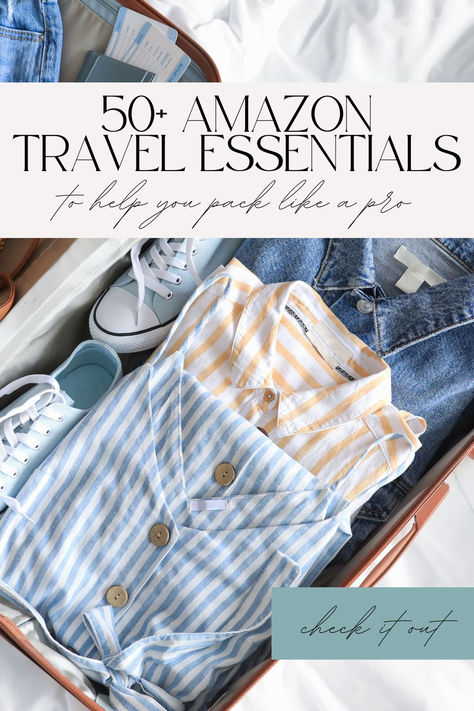 Amazon travel must haves Travel Amazon Must Haves, Amazon Travel Must Haves, Amazon Travel Essentials, Start Pack, Pack Like A Pro, Best Travel Gifts, Product Animation, Amazon Travel, Travel Finds