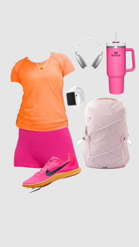 Preppy Workout Fits, Preppy Track Outfits, Preppy Workout, Tumbling Cheer, Track Outfits, Lulu Outfits, Cute Workout Outfits, Fitness Wear Outfits, Gym Workout Outfits