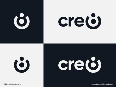 cre8 - logo concept by Helvetiphant™ on Dribbble Cosmos Logo, Optic Logo, Logo Design Agency, Lab Logo, Logo Design Set, Word Mark Logo, App Logo, Logo Concept, Logo Images