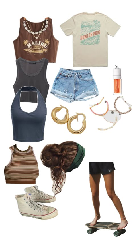 Outer Banks Aesthetic Outfits, Outer Banks Outfits, Beachy Outfits, Outfit Inspo Summer, Earthy Outfits, Basic Outfits, Teenage Fashion Outfits, Aesthetic Outfits, Cute Casual Outfits