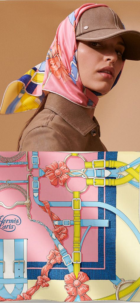 Hermes Style Fashion, Hermes Moodboard, Hermes Scarf Pattern, Hermes Photography, Scarf Aesthetic, Hermes Scarves, Hermes Style, Fashionable Accessories, Hermes Scarf